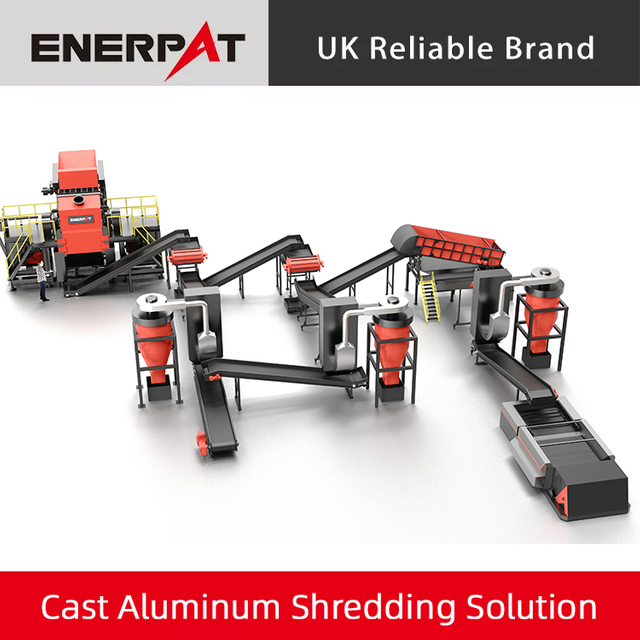 鋳造アルミニウム破砕プラント